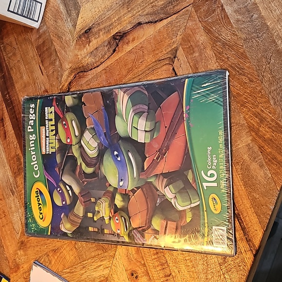 Nickelodeon | Toys | Teenage Mutant Ninja Turtles Crayola Jumbo Coloring Pages | Poshmark